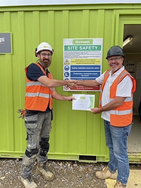 Harmonix_Const's tweet image. Congratulations to Ken, on winning our September Health & Safety Champion Award.