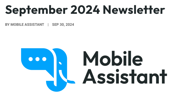 September was a busy month for the Elephant!  So many great events and new #advisors joining our service. Our latest newsletter is out. Check out what's happening at <a href="/MobileAssistant/">Mobile Assistant 💬🐘</a>! #fintech #wealthtech 

What's new with the Elephant: mobileassistant.us/september-2024…