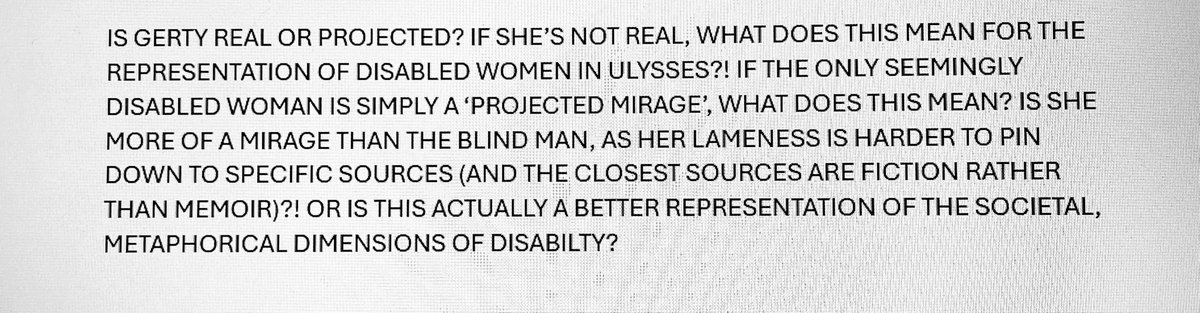 Oh dear! I’m at the asking myself crazed capitalised questions stage of writing. Please tell me I’m not the only one who does this?!

#AnWriting #ResearchLeave #JamesJoyce