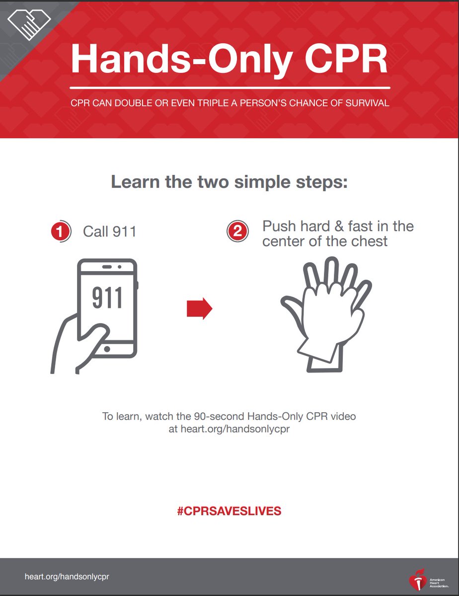 rickbonassi's tweet image. October is Sudden Cardiac Arrest Awareness Month! What a perfect time to learn about the wonders CPR can do. And guess what? virtually ANYONE can learn CPR. Learn more at: cpr.heart.org/en/cpr-courses… 

To raise awareness, DONATE HERE: www2.heart.org/site/TR/HeartW… 

#CPR #AHA