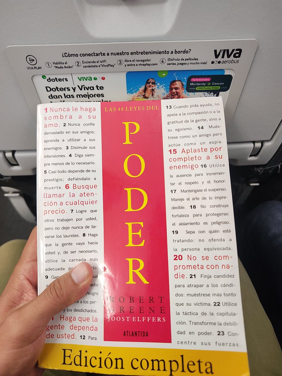 MMAM_Aztek's tweet image. Buenos días nación #Godín ☀️

¡Vamos a arrancar el día con buena lectura 📖!

#Las48LeyesDelPoder

#Poder @RobertGreene