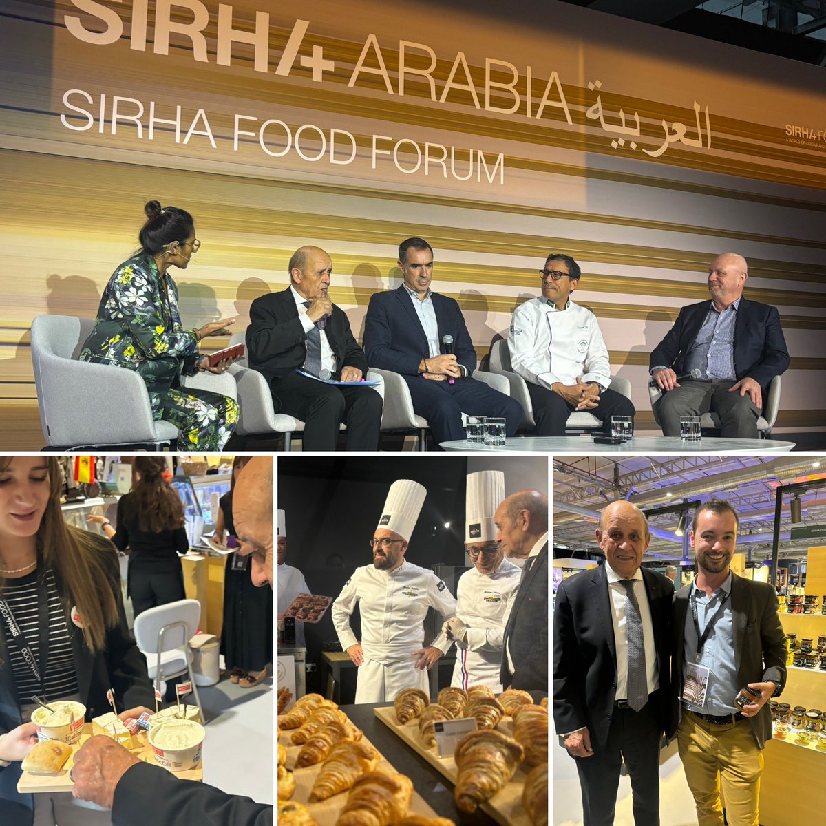 Jean-Yves Le Drian (@jy_ledrian) on Twitter photo Heureux de participer hier à Riyad à la 1ère édition du salon <a href="/SirhaArabia/">Sirha Arabia</a>. Ce RDV s’inscrit comme une initiative audacieuse et pertinente. L’occasion pour moi d’ouvrir une table ronde consacrée à la révolution agricole d'Al-Ula : des fermes aux produits de haute qualité dans les Heureux de participer hier à Riyad à la 1ère édition du salon <a href="/SirhaArabia/">Sirha Arabia</a>. Ce RDV s’inscrit comme une initiative audacieuse et pertinente. L’occasion pour moi d’ouvrir une table ronde consacrée à la révolution agricole d'Al-Ula : des fermes aux produits de haute qualité dans les