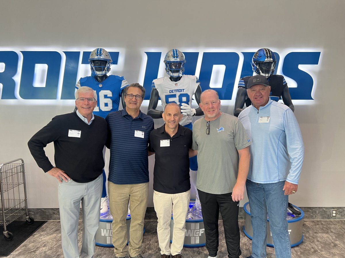 Many thanks to Tim O'Neill of the <a href="/Lions/">Detroit Lions</a> for hosting Sani Sport and College Sports Solutions at the team practice facility.