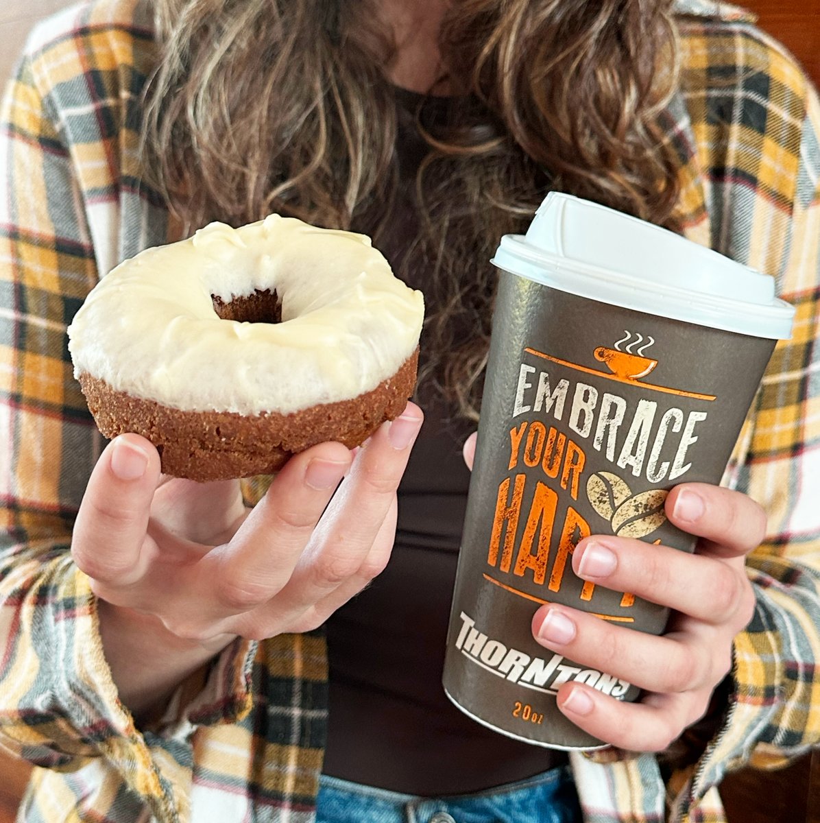 Donut and coffee - the ultimate combo 🍩☕️