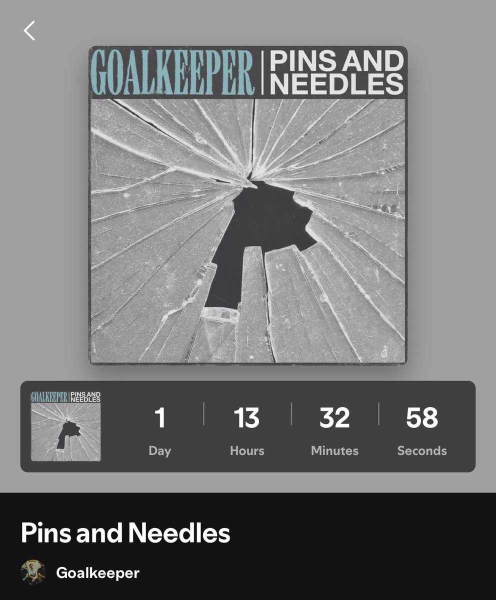 goalkeeperband's tweet photo. one day &amp; some change 🔥 https://t.co/U2qVjx0Ekw