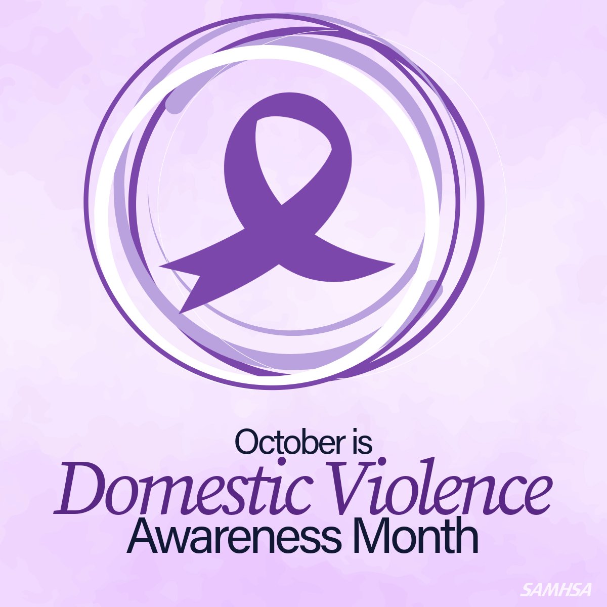 October is Domestic Violence Awareness Month. There are effective ways to prevent gender-based violence and to support survivors. Recovery to live a fulfilling, productive and happy life is more than possible. Learn more: samhsa.gov/gender-based-v…