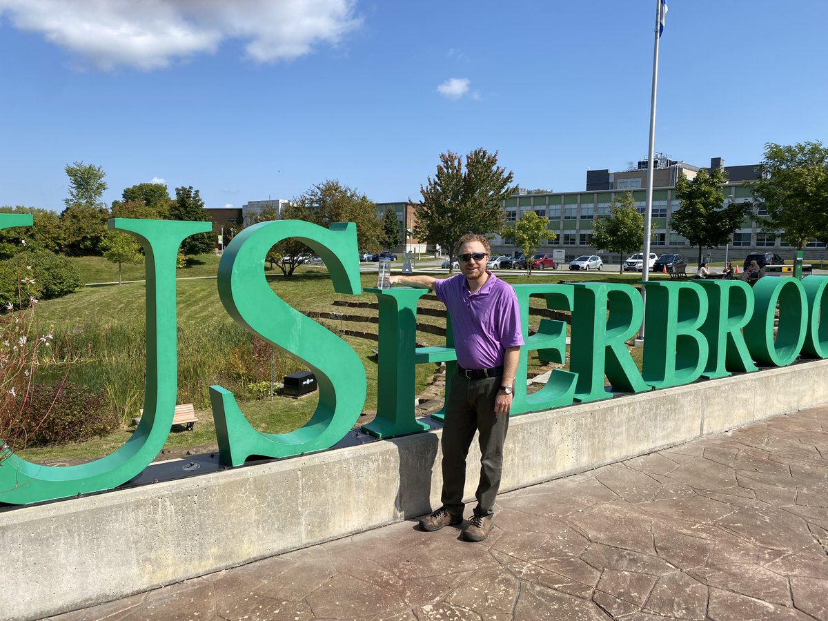 Les couleurs de l'automne🍁s'installent à #Sherbrooke!

Alors que le COL continue de préparer votre fabuleuse visite en juillet 25, nous avons eu le plaisir d'accueillir le VP de <a href="/CSEE_SCEE/">CSEE_SCEE</a> <a href="/evoecolab/">Marc Johnson</a>!

Gardez l'👁️ouvert pour les détails l'📢 pour les #ateliers et #symposiums