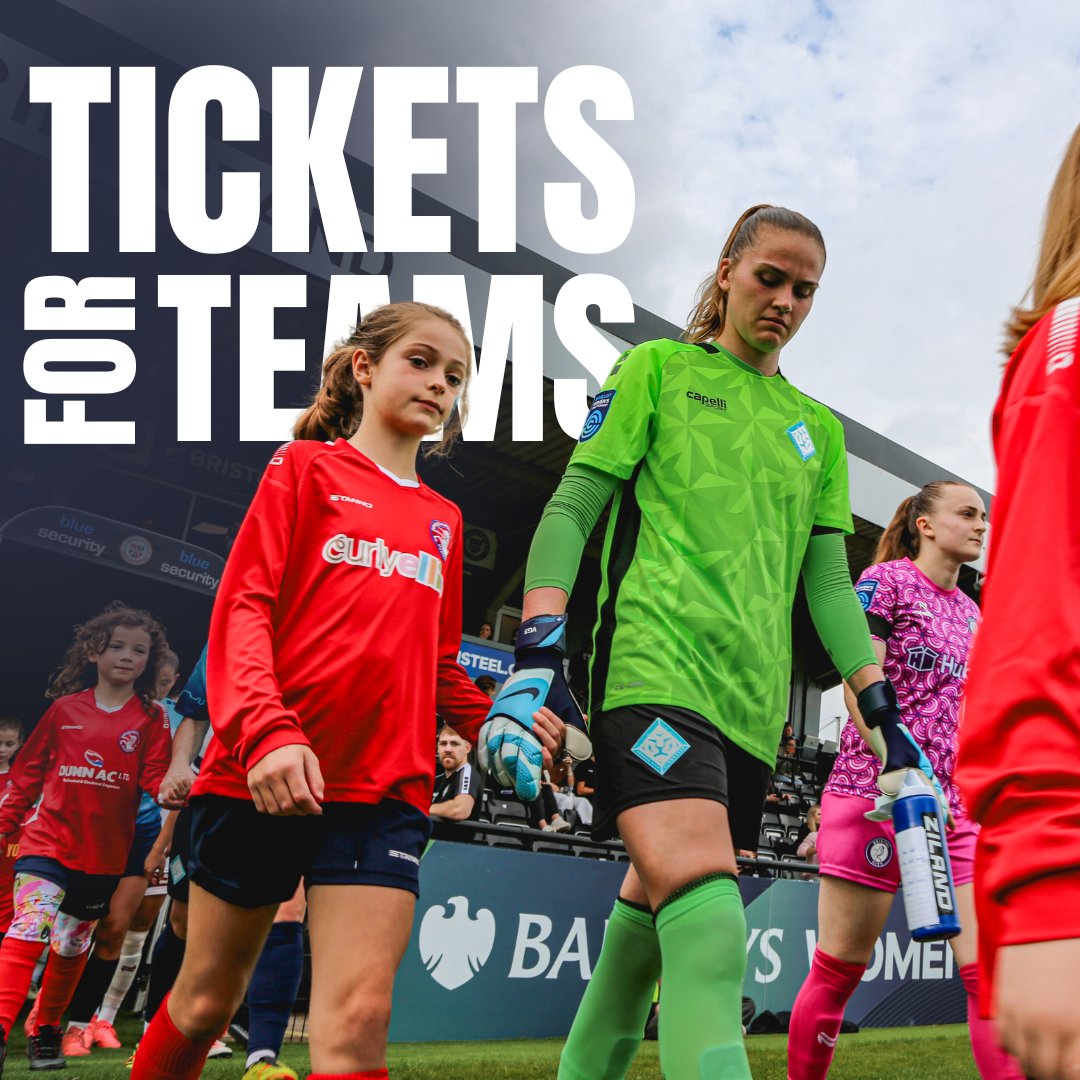 We're proud to support local grassroots teams, providing free tickets to players and families 💙

Join us at Hayes Lane on Sunday, as we host Portsmouth in the #BarclaysWC.

📲 ow.ly/WfWr50TBa7R