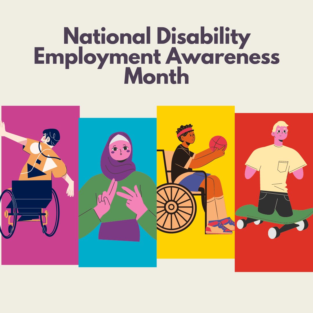 It's National Disability Employment Awareness Month! 22.5% of people with disabilities are employed (Bureau of Labor Statistics), but so many more wish to be employed!

Follow along with us this October as we bring awareness to the employment gap for people with disabilities.