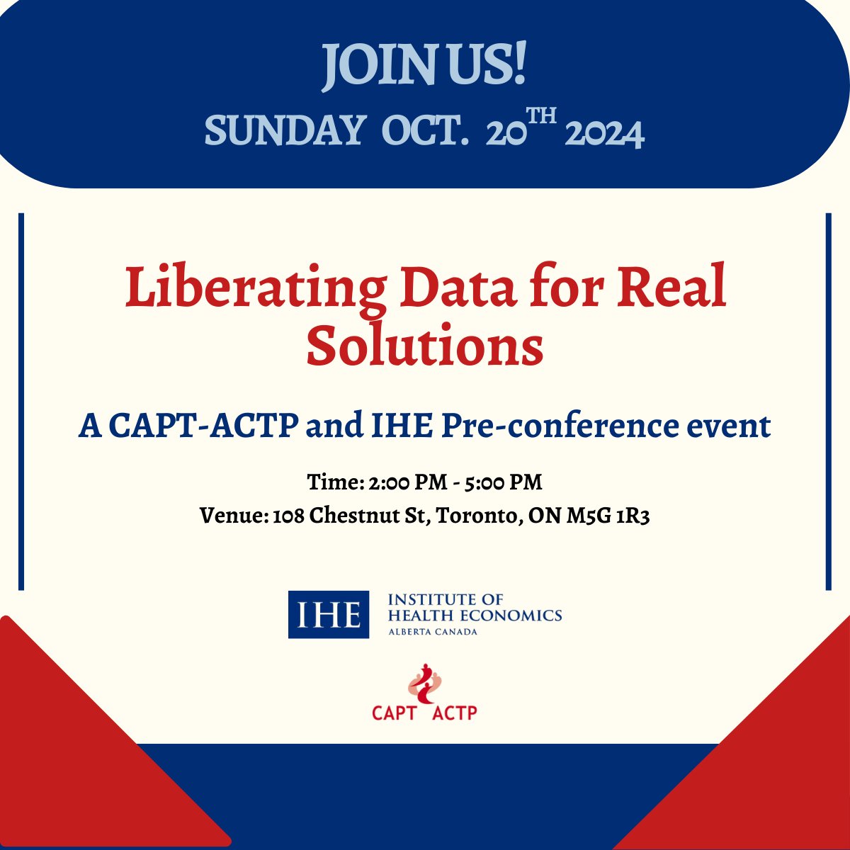 ✨18 Days Left! Don’t forget to also register for the CAPT-ACTP 2024 Pre-Conference Workshop on Sunday October 20th! In collaboration with <a href="/IHE_Canada/">IHE Canada</a> , 
 
 Register Here: capt-actp.ca/register/
 Date: Sunday October 20, 2024
 Time: 2pm-5pm