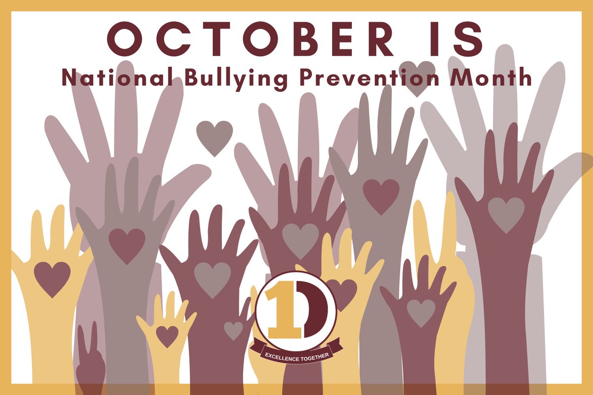 October is National Bullying Prevention Month. Mark your calendar to WEAR ORANGE on October 16th to celebrate #UnityDay. Send a visible message of building community through kindness, acceptance, and inclusion to prevent bullying.