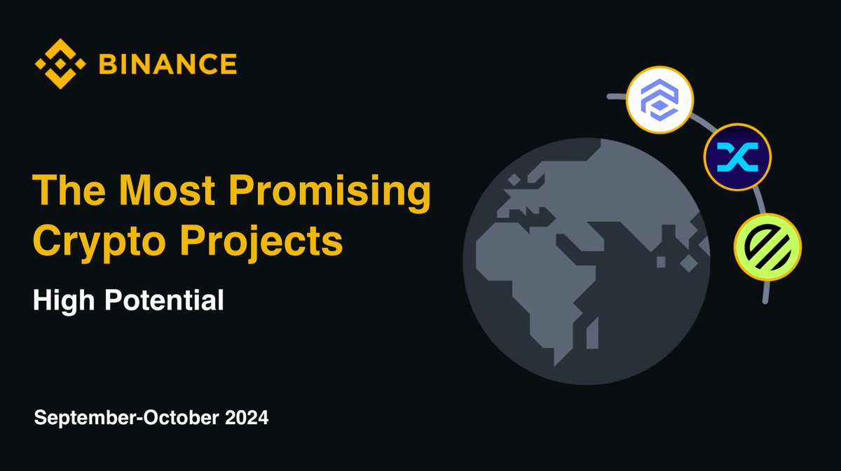 Binance just quietly published a new crypto report 🔥

They outlined future investments in that report but no one's talking about it.

Backed by Binance today = 20-100x in Q4.

I went through the entire 90-page document and found the projects they invested in👇🧵