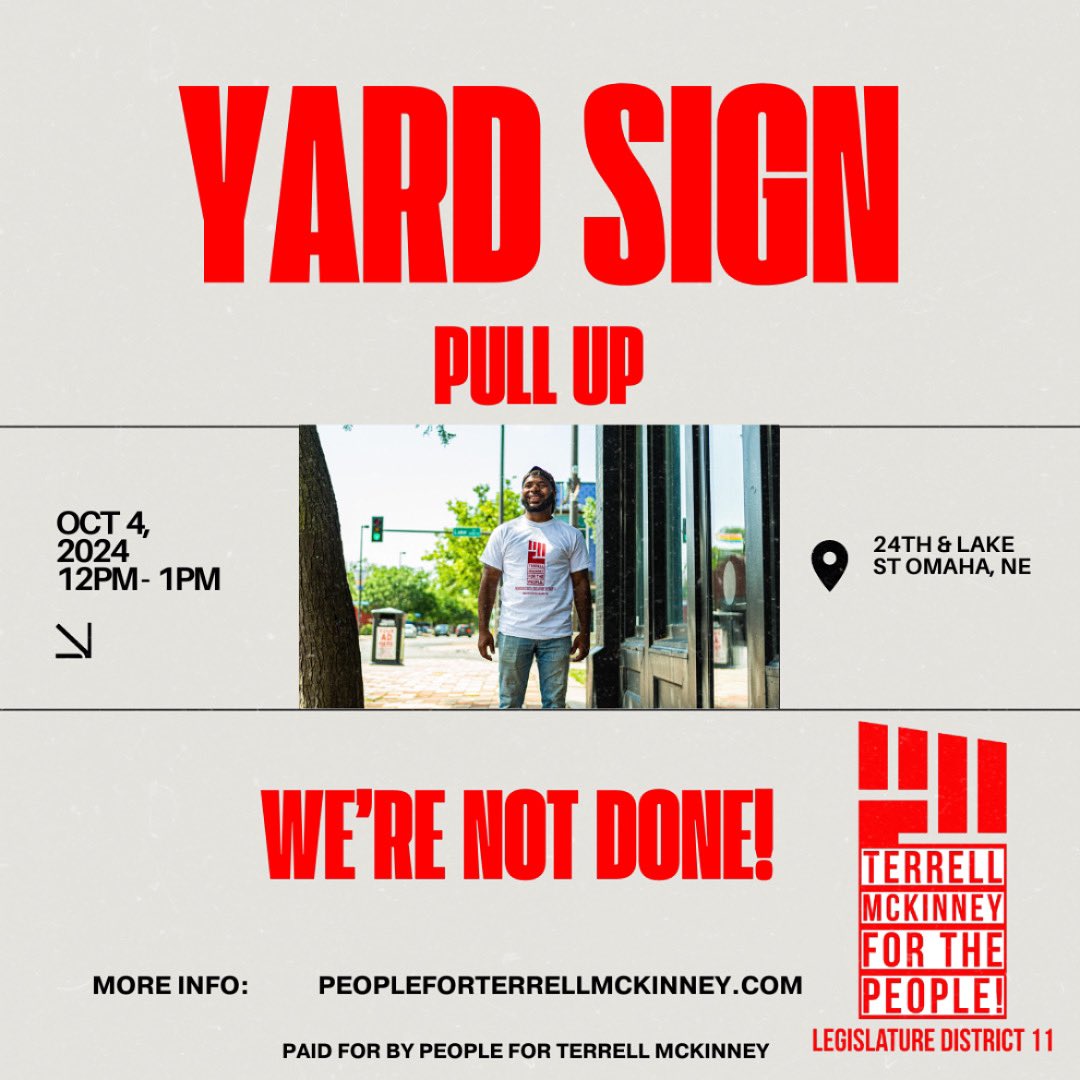 Senator Terrell McKinney tweet media