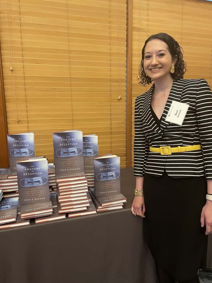 1/ 💥Those Nerdy Girls Executive Director Dr. Sara Gorman <a href="/saragorm/">Sara Gorman PhD MPH</a> just published her second book titled “The Anatomy of Deception.”
<a href="/critica_life/">Critica</a> 

#healthcommunication #publichealth #distrust