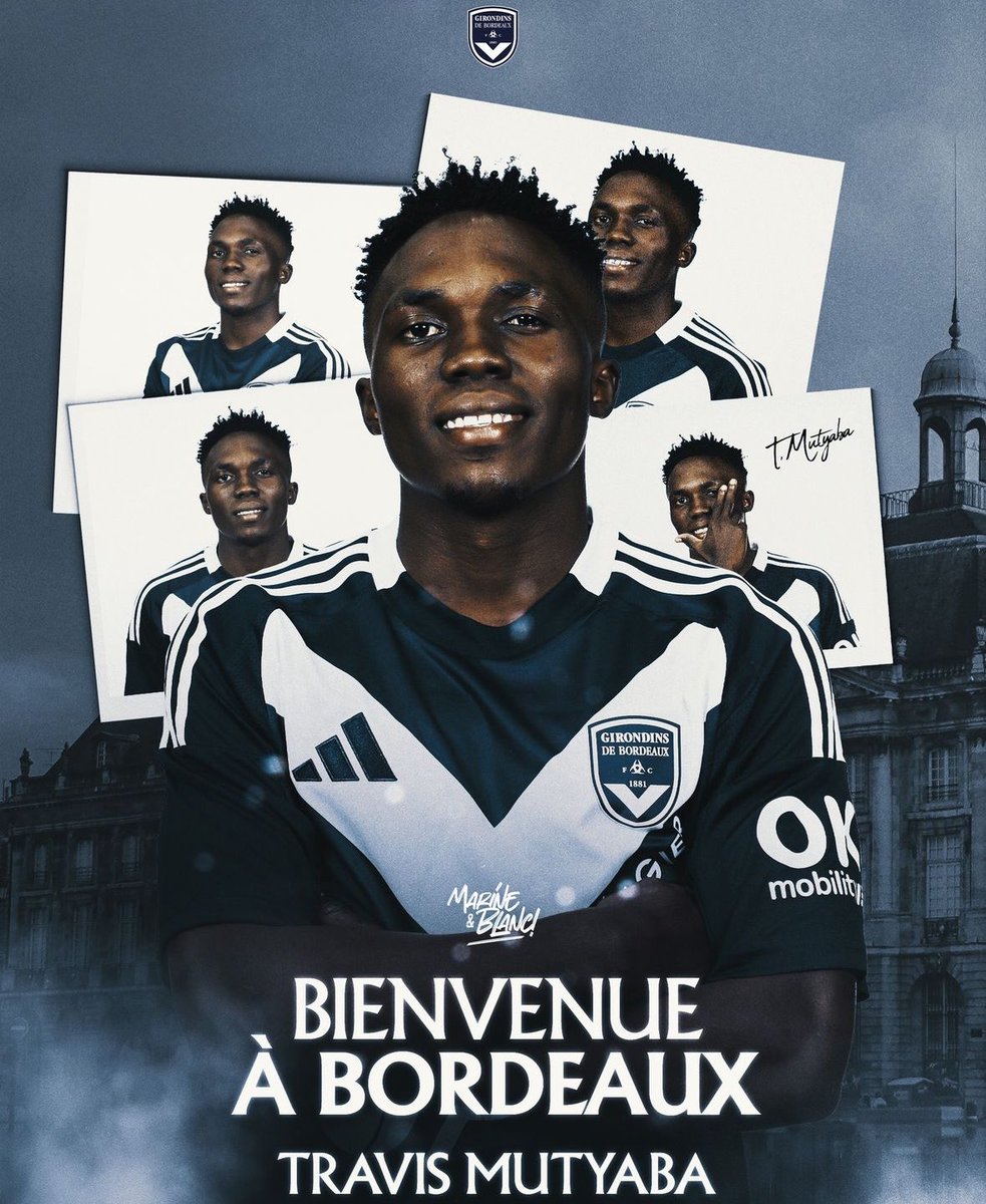 TravisMutyaba1's tweet photo. Grateful to God for the opportunity to join @girondins Thanks to the Team management for believing in me and warm welcome I’ve received and for who’ve made this possible. I hope to add to the history of this great club and help get it back to the top of French football.🇫🇷🇺🇬#MT10 https://t.co/DbYSBAiusG