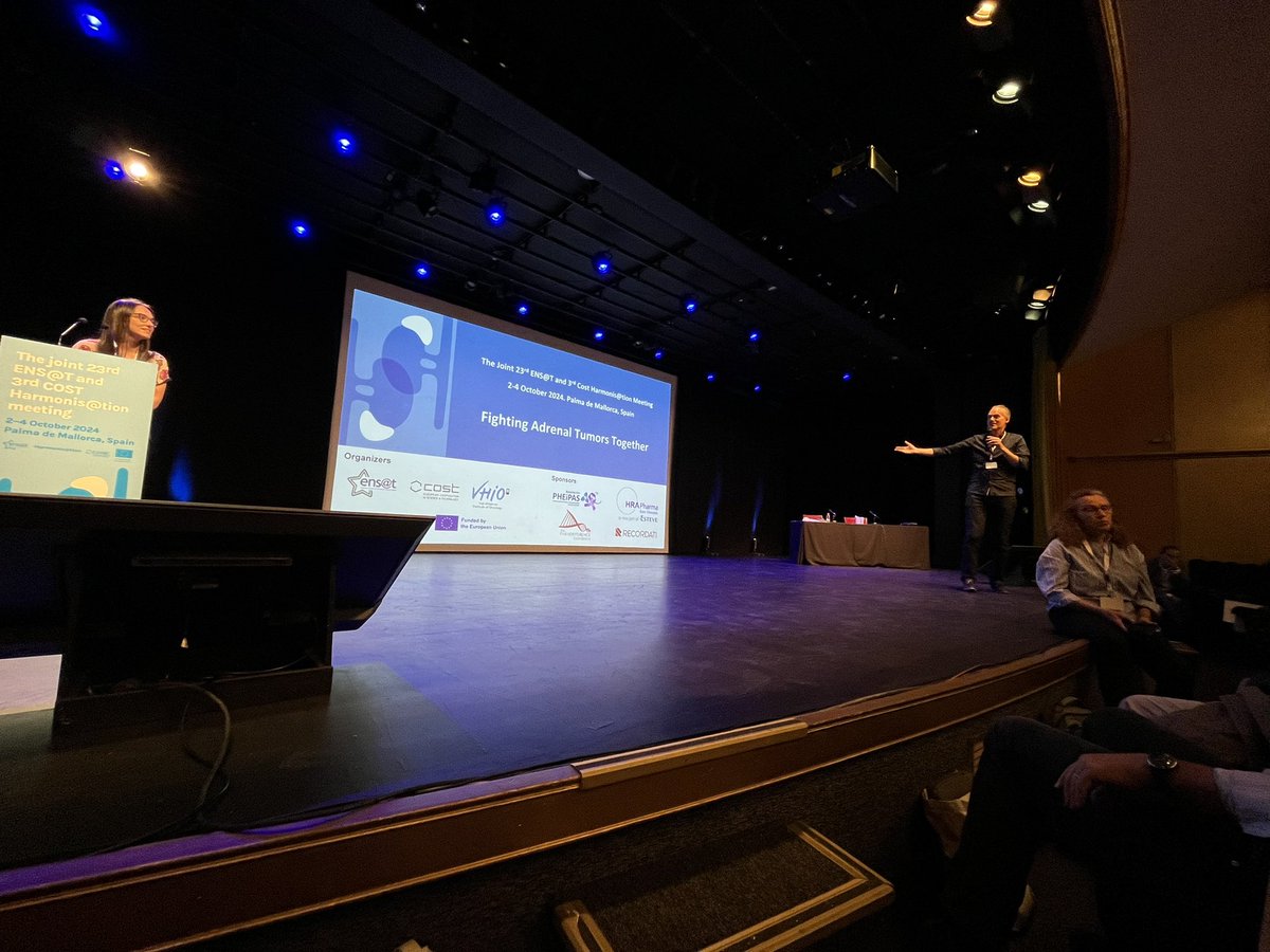 Ljiljana Marina (@ljiljanamarina) on Twitter photo Fantastic ACC case report and guideline analysisby our <a href="/anja_barac/">Anja Barač Nekić</a> during the 23 <a href="/ENSAT_news/">European Network for the Study of Adrenal Tumours</a> and 3 <a href="/goharmonisation/">HARMONIS@TION</a> annual meeting in a full packed auditorium! Super proud! Go Anja!
<a href="/croendoyoung/">Croatian young endocrinologists</a> <a href="/MladiEndo/">Srpski Mladi Endokrinolozi SENSE</a> <a href="/EYEScientists/">EYES</a> #harmonisation #ACC #adrenalist <a href="/DarkoKastelan/">Darko Kastelan</a> Fantastic ACC case report and guideline analysisby our <a href="/anja_barac/">Anja Barač Nekić</a> during the 23 <a href="/ENSAT_news/">European Network for the Study of Adrenal Tumours</a> and 3 <a href="/goharmonisation/">HARMONIS@TION</a> annual meeting in a full packed auditorium! Super proud! Go Anja!
<a href="/croendoyoung/">Croatian young endocrinologists</a> <a href="/MladiEndo/">Srpski Mladi Endokrinolozi SENSE</a> <a href="/EYEScientists/">EYES</a> #harmonisation #ACC #adrenalist <a href="/DarkoKastelan/">Darko Kastelan</a>