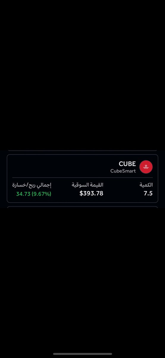 welee70's tweet photo. تحديث المحفظة:
- تم بيع جميع اسهم CUBE بمكسب 
اخذت مبلغ البيع + مبلغ الاستقطاع الشهري
واشتريت في :
 2 أسهم Nvda
4 أسهم Spus
2.09 أسهم Ibte
1.05 أسهم Spre
2 أسهم Spsk
انخفضت التوزيعات من 50 دولار سنوياً
إلى 37 دولار سنوياً ولكن اغلب توجهي في السوق
الأمريكي على النمو وليس التوزيعات https://t.co/SfI2rL4HQo