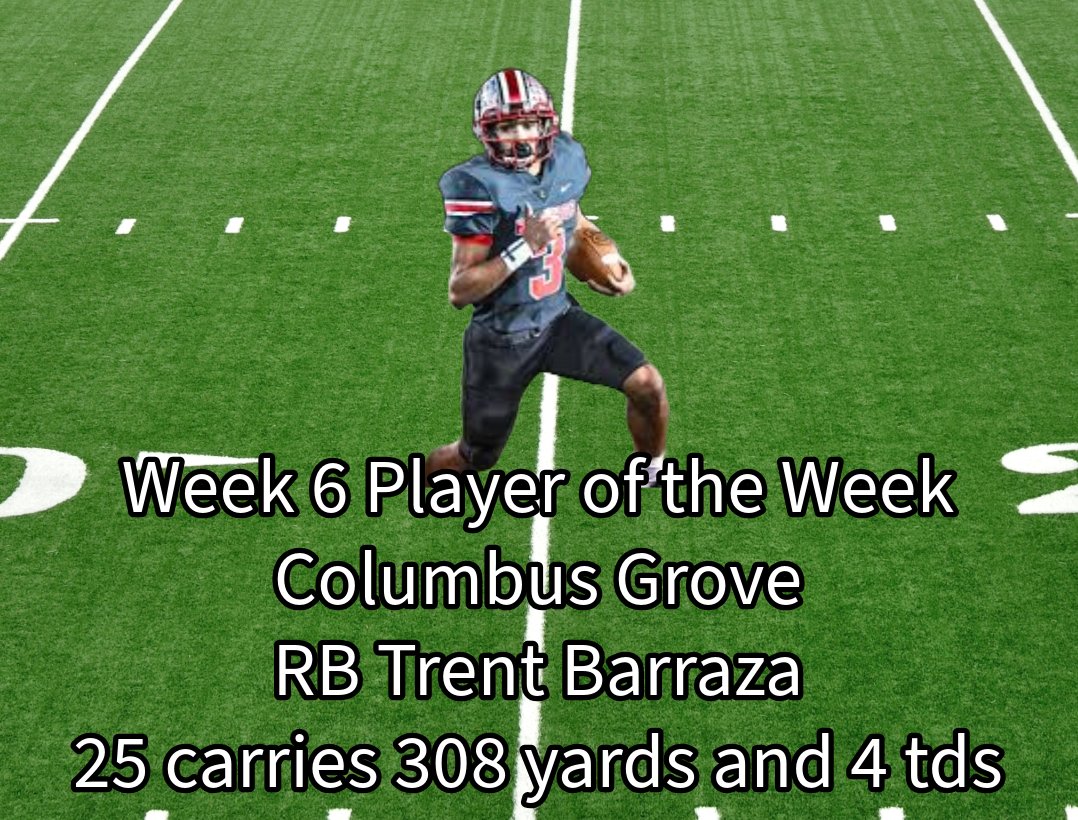 The Varsity Locker Room (@thevlrpodcast) on Twitter photo Our Week 5 and Week 6 Players of the Week have been putting up video game type numbers. Congratulations to <a href="/JaNiausHall5/">JaNiaus Hall</a> <a href="/AmariWash1/">Amari Wash</a> <a href="/TrentBarraza/">Trent Barraza</a> <a href="/HNpolarbears/">Hardin Northern School</a> Nolan Hopson. If you guys haven't gotten your t-shirt yet hit us up and we with make sure it gets to you. Our Week 5 and Week 6 Players of the Week have been putting up video game type numbers. Congratulations to <a href="/JaNiausHall5/">JaNiaus Hall</a> <a href="/AmariWash1/">Amari Wash</a> <a href="/TrentBarraza/">Trent Barraza</a> <a href="/HNpolarbears/">Hardin Northern School</a> Nolan Hopson. If you guys haven't gotten your t-shirt yet hit us up and we with make sure it gets to you.