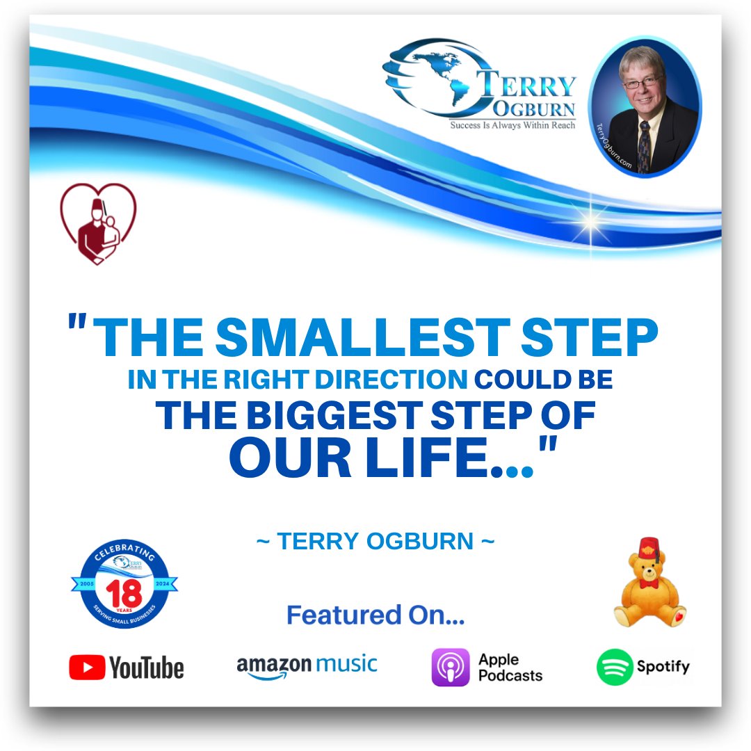 TerryOgburn's tweet image. Sometimes the smallest step in the right direction turns out to be the biggest leap of your life. Keep moving forward! 💪✨ #KeepGoing #SmallStepsBigChanges #GrowthMindset #PositiveVibes