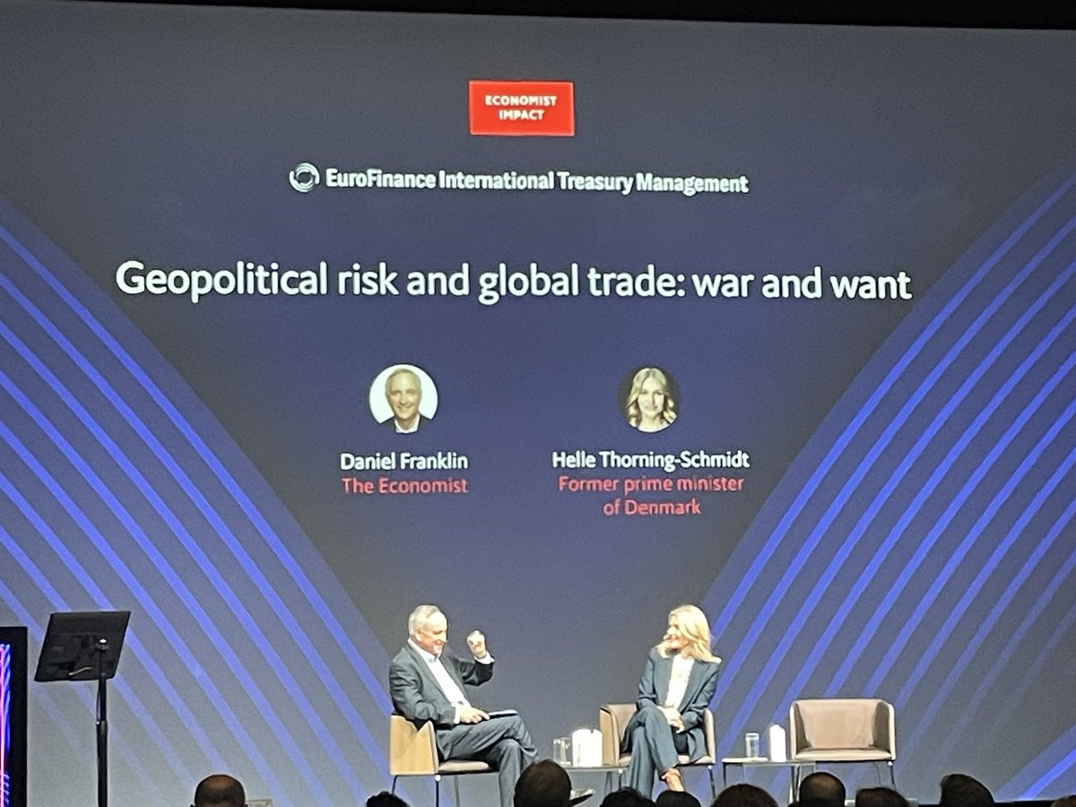 Thanks to EuroFinance by Economist Impact for the invite to speak with Jeannette Gorzala on #AI regulation, geopolitics, and AI in treasury. At ADRA, we’re building the European ecosystem for AI, data, and robotics to keep Europe at the forefront of innovation.