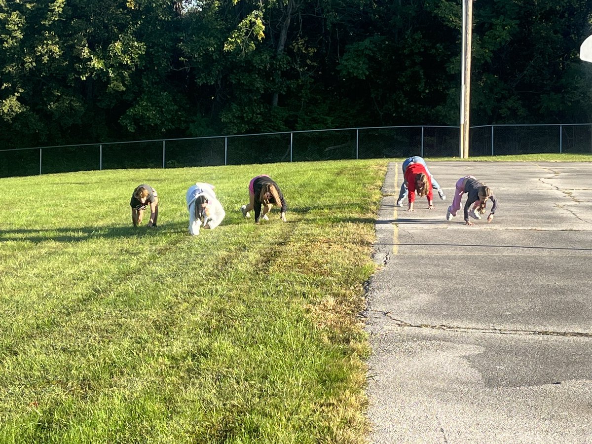 DanbyRT's tweet image. Mrs. Duepner’s class is participating in an Animal Olympics lab activity today! They race as rabbits, chickens, horses and bears. The students then worked together to calculate their average speeds and graph the results. They had a blast! We love interactive learning!!