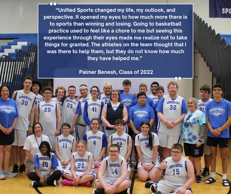 We are thrilled to announce that Horseheads High School has received national banner recognition from <a href="/SpecOlympicsNY/">Special Olympics New York</a> for our efforts to provide inclusive sports and activities for students with and without intellectual disabilities through our Unified Sports programs.