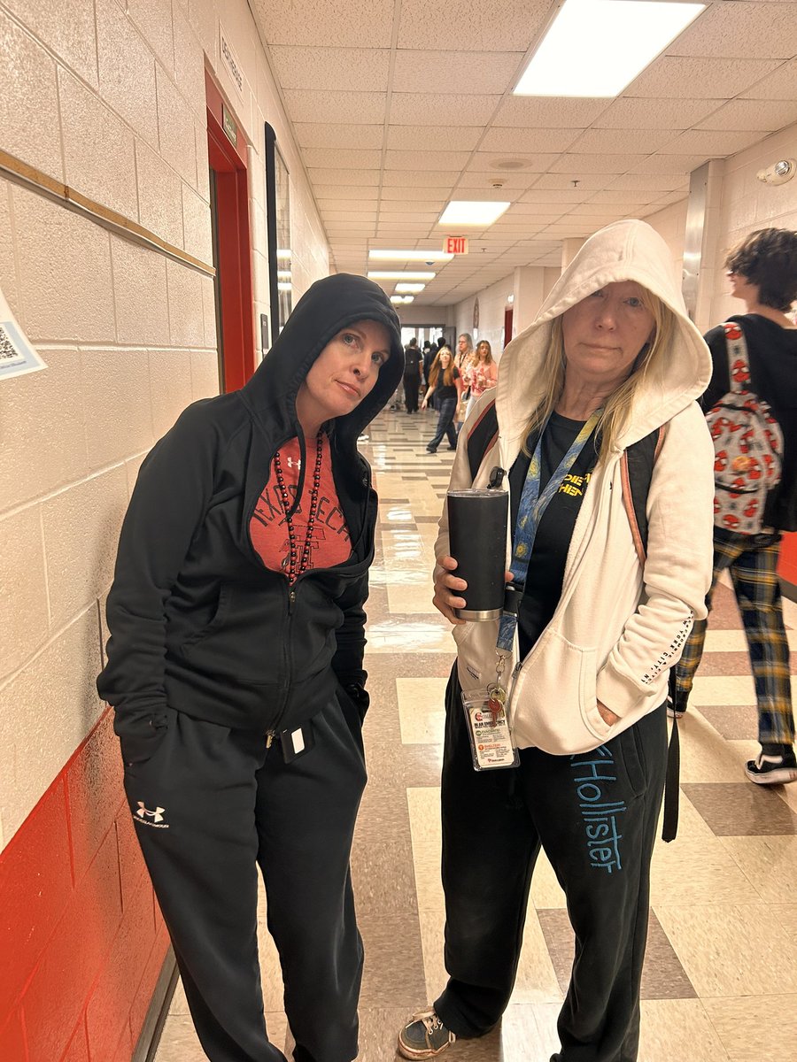 Principal appreciation week. Today's theme: teachers dress, like students/students dress like teachers. #WeGotThis!! #isthisforagrade #canichargemyairpods <a href="/Courtne57106335/">Canyon High School Jounalism</a> <a href="/DavissonDustin/">Dustin Davisson</a> <a href="/MrsWoodrom/">Courtney Woodrom</a> <a href="/TeresaMitc87539/">Teresa Mitchell-M.Ed 🇺🇸🇨🇱🌷🏫</a>