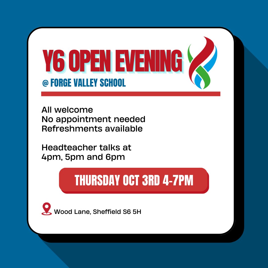 forgevalley's tweet image. Y6 Open Evening