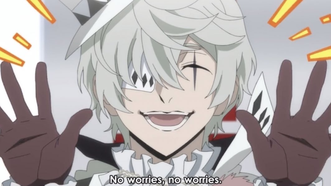 I THINK THIS IS SOOSSSO CUTE HOW NIKOLAI WOULD REASSURE PEOPLE BY HAVING BOTH OF HIS HANDS OUT!2!2🥹🥹🥹🥹🥹🥹!2!2 HIS ICONIC “no worries no worries” IN A GENTLE TONE IS TOO TOUCHING!!🤭🤭🤭🤭🤭🤭