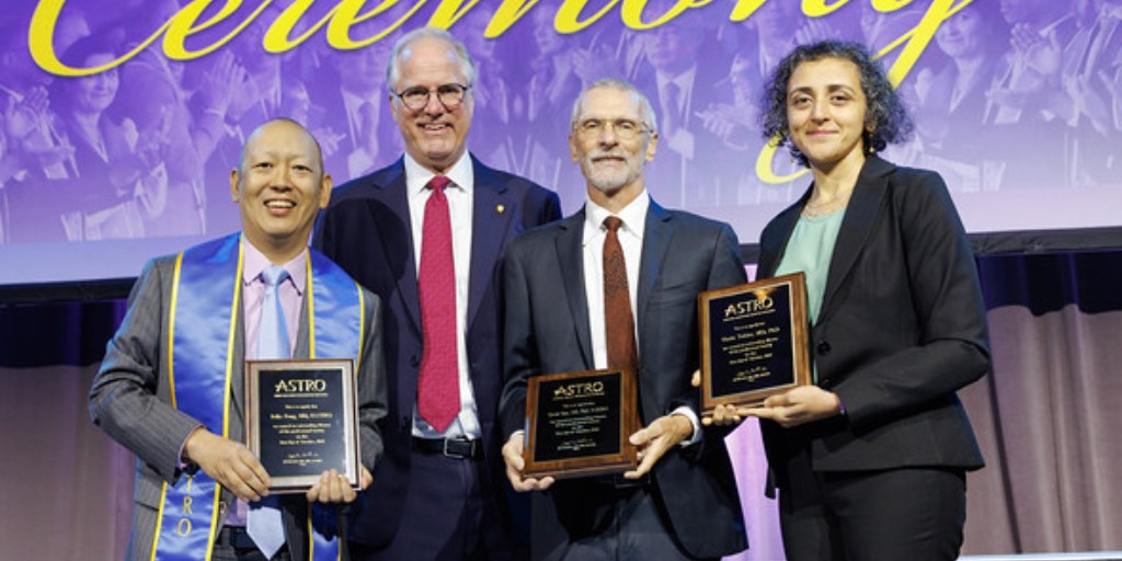 ASTRO (@astro_org) on Twitter photo Congratulations to the 2024 Mentorship Awardees: Felix Feng, MD, FASTRO, David Gius, MD, PhD, FASTRO, and Vinita Takiar, MD, PhD who were recognized during yesterday's Awards Ceremony. 👏 #ASTRO24
<a href="/felixfengmd/">Felix Feng</a> <a href="/VinitaTakiar/">Vinita Takiar, MD, PhD</a> Congratulations to the 2024 Mentorship Awardees: Felix Feng, MD, FASTRO, David Gius, MD, PhD, FASTRO, and Vinita Takiar, MD, PhD who were recognized during yesterday's Awards Ceremony. 👏 #ASTRO24
<a href="/felixfengmd/">Felix Feng</a> <a href="/VinitaTakiar/">Vinita Takiar, MD, PhD</a>