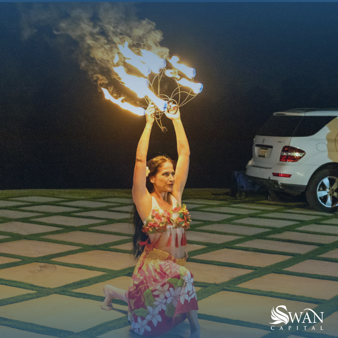SWANCapital's tweet image. 🌺 Aloha! Get ready for a tropical evening at our Luau Event this Saturday at 5:00 PM! 🌞 Join us for island vibes, delicious food, and unforgettable fun with friends and family. 🌊🎉 #LuauParty #IslandVibes #TropicalFun #Aloha #JoinUs #GoodTimes #SaturdayFun