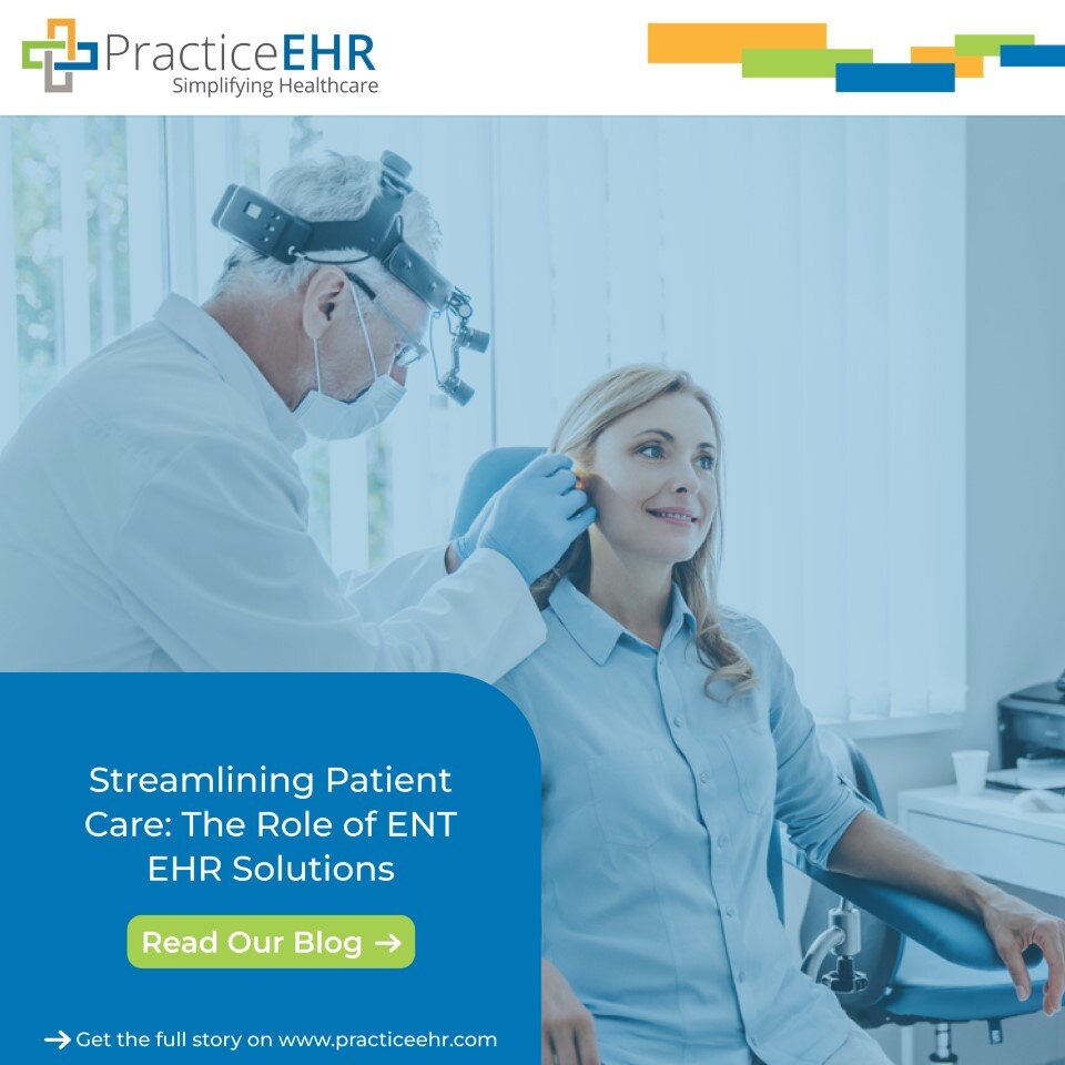 PracticeEHR's tweet image. ENT EHRs improve patient care with specialized templates, seamless data integration, and efficient tools for faster diagnosis and treatment. Read More: bit.ly/47ObrSQ

#PracticeEHR #PEHR #Blog #ENT #EHR #Patientcare #Medicalbilling #ENTSpecialists #Practicemanagement