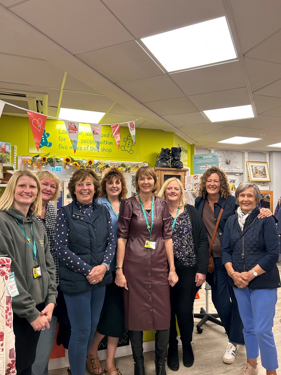 Members of our fabulous Market Drayton Support Group visited our shop in the town and were treated to coffee and cake and a tour.
It was great to catch up with them and hear all about their fundraising ideas for the year.
