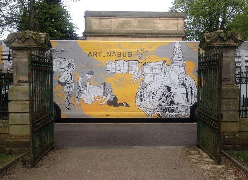 Thanks very much to James Hamilton Primary school and Sgoil na Coille Nuaidh for hosting Travelling Gallery today, it was great to meet you all!
We'll be at The Dick Institute, Kilmarnock tomorrow Thurs 3rd Oct from 1 - 6pm.