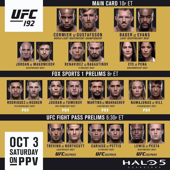 sharakiro's tweet photo. 9年前の今日のカードです👩🏻💻
#UFC192 https://t.co/IzzTrQHe93