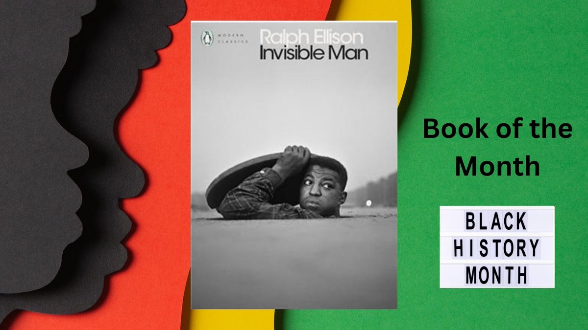 Our Book of the Month for October is Invisible Man by Ralph Ellison for Black History Month. Reserve your copy at kss.koha-ptfs.co.uk
