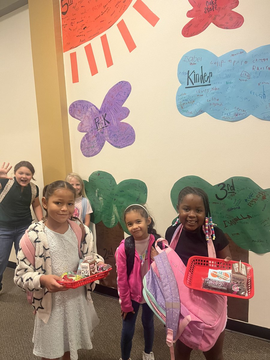 These students loved finding their name this morning! This campus is a no place for hate campus ❤️ <a href="/HumbleISD_OE/">Oaks Elementary</a>
