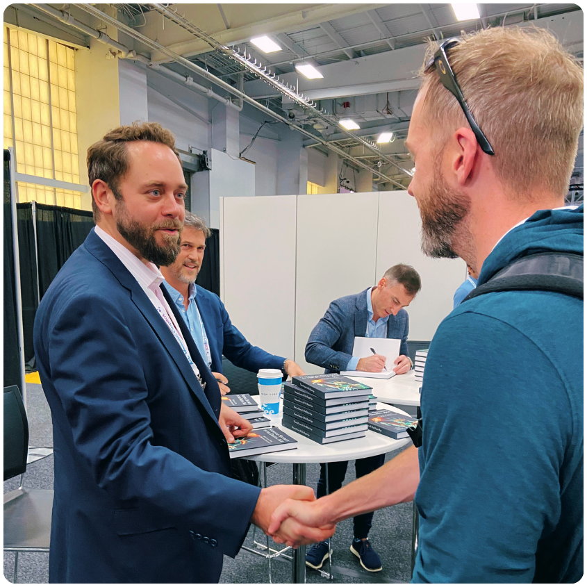 FoundryServices's tweet image. Thank you to everyone who attended the panel at #Mainnet2024 and supported Bitcoin: National Security in a Digital Age! It was a pleasure meeting so many of you at the book signing. Your enthusiasm for the future of digital assets constantly inspires us and fuels tomorrow&apos;s…