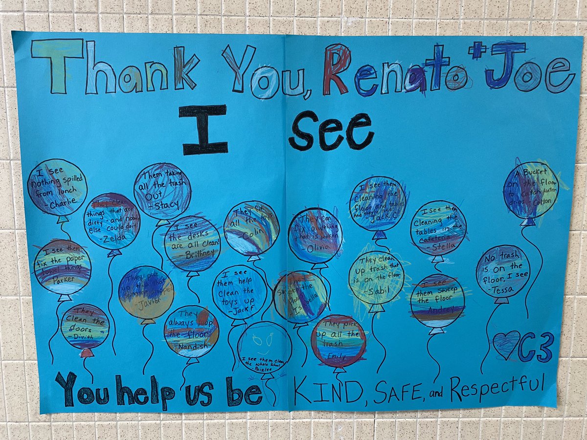 Happy Custodial Staff Appreciation Day to our rockstars, Mr. Renato &amp; Mr. Joe! You help keep our Willett community clean and safe, and we appreciate you! #agreatplacetogrow <a href="/NorwoodSchools/">NPS</a>