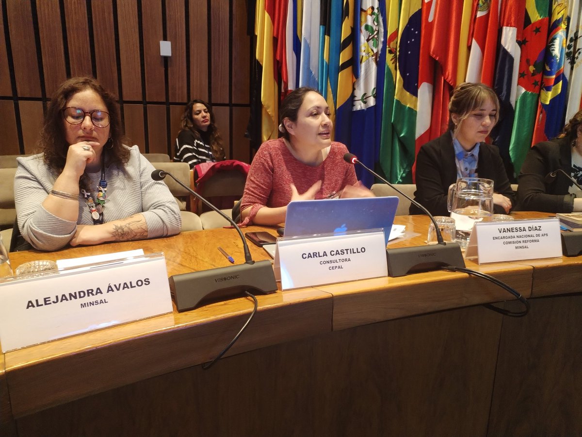 ConfusamChile's tweet photo. Comienza Panel "Evaluación del primer año de implementación de la APS Universal desde diferentes perspectivas", Expone Carla Castillo, Consultora de CEPAL.
#universalizacion #minsal #confusam #SaludPública https://t.co/YT0Yt6UvAS