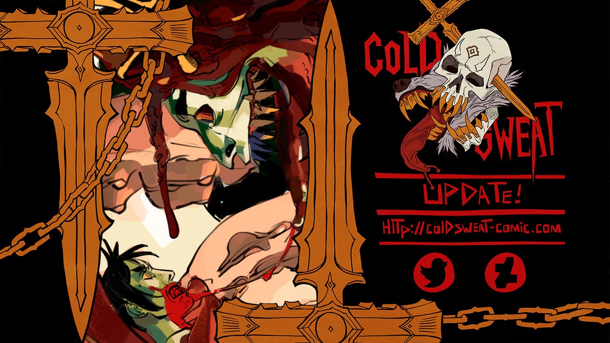 UPDATE UPDATE GO READ IT! coldsweat-comic.com/index.php/comi…

Cold sweat is a wlw horror romance comic! about an eccentric newbie vampire and a crossdressing rude woman, outsiders from society and a demon stalking them!