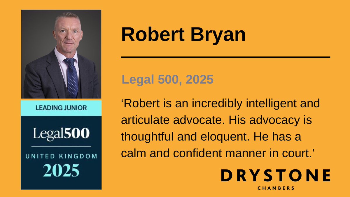 Robert Bryan, Leading Junior, Legal 500, 2025 #WesternCircuit bit.ly/RobertBryan