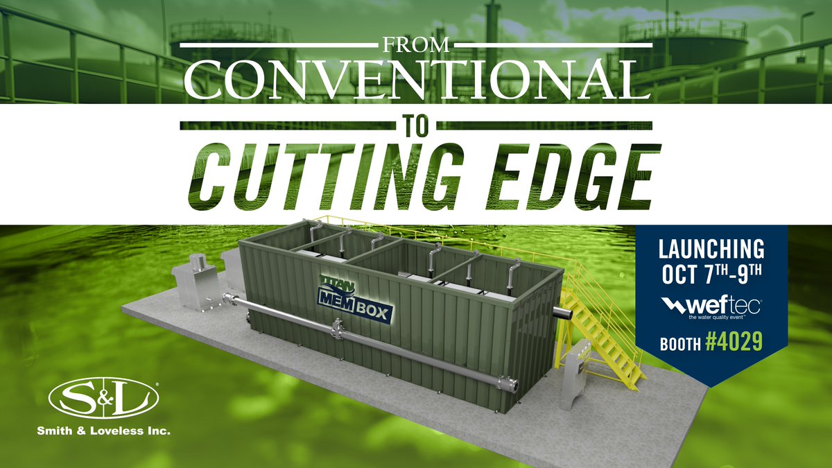 Join us at booth 4029 this year at #Weftec2024 where we'll be launching our New TITAN MEM-BOX™, elevating conventional #wastewater treatment plants to water resource recovery facilities (#WRRFs) without the need to construct any additional treatment basins!