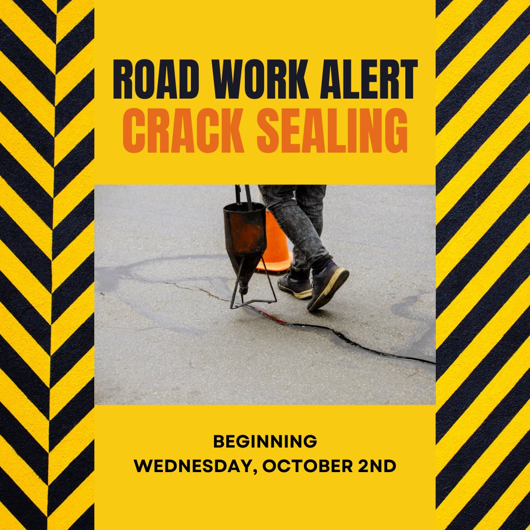 Medway Police (@medwaypolice) on Twitter photo Crack sealing will begin on October 2: VFW parking lot, Fairway Lane (Holliston St to 19 Fairway Lane), Skyline Drive, Ellis St. (Applegate Road to Walnut Lane), Walnut Lane, Ohlson Circle (remainder from the previous year), Hooksett Circle, and Bayberry Lane. <a href="/MedwayDPW/">Town of Medway</a> Crack sealing will begin on October 2: VFW parking lot, Fairway Lane (Holliston St to 19 Fairway Lane), Skyline Drive, Ellis St. (Applegate Road to Walnut Lane), Walnut Lane, Ohlson Circle (remainder from the previous year), Hooksett Circle, and Bayberry Lane. <a href="/MedwayDPW/">Town of Medway</a>