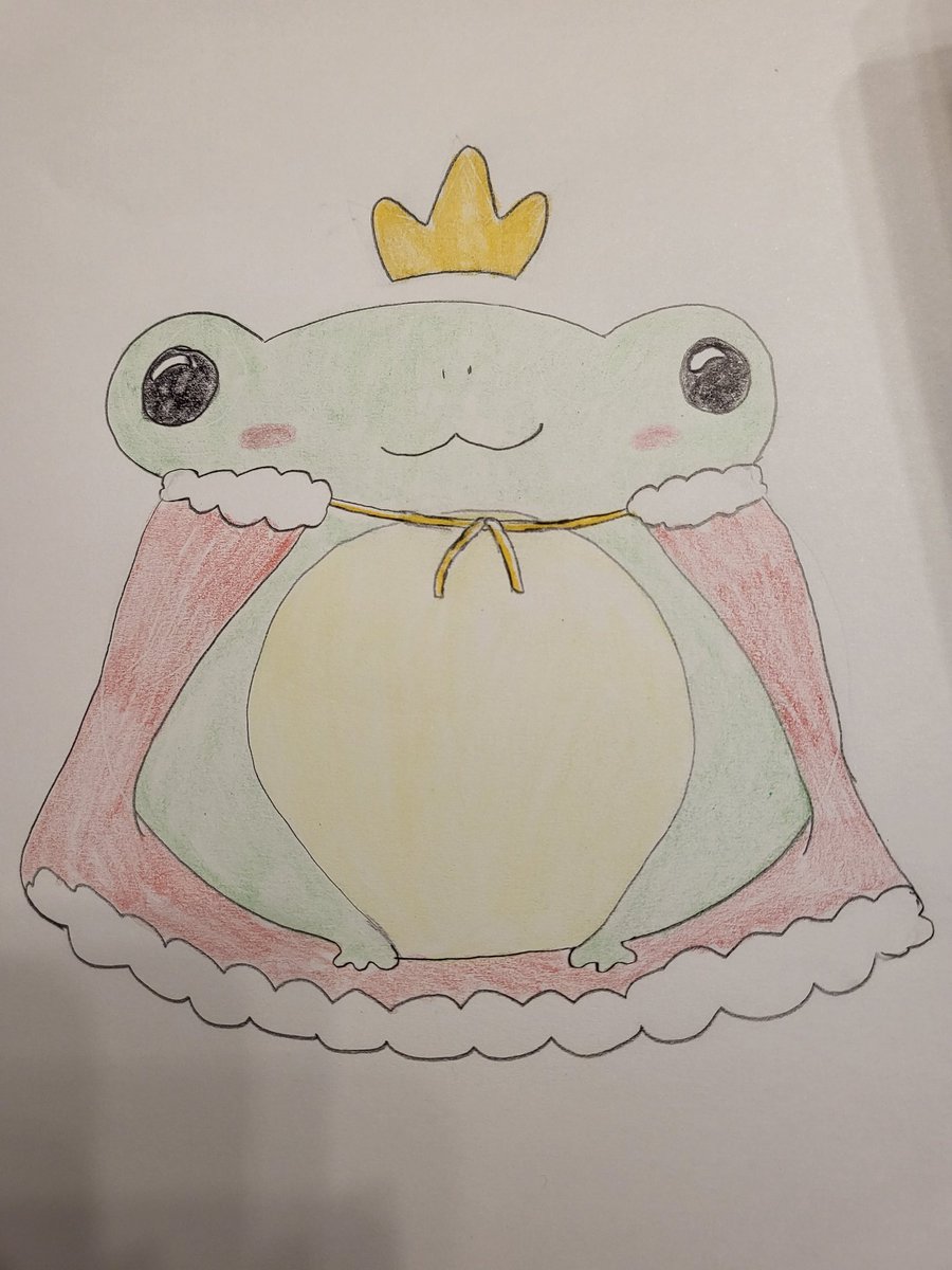 PixieBluey's tweet photo. Day 1
My cursed frog prince. He just needs a kiss 💋  #communitober24 @NeoMarthy https://t.co/Fi8w4nTUl2