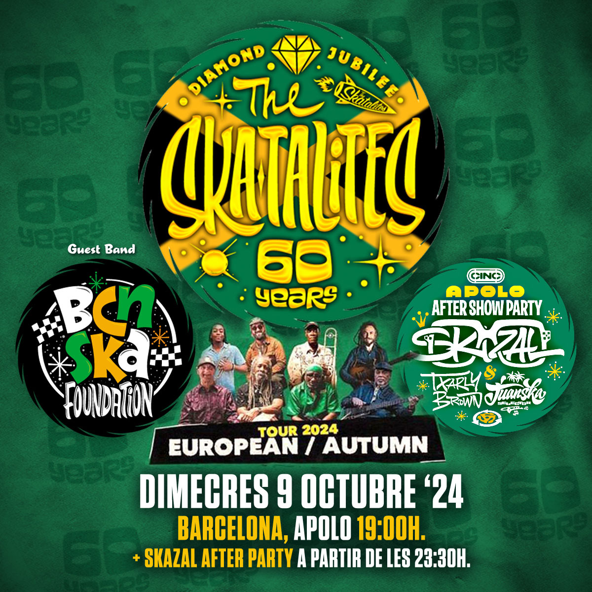 I ara parlem de present. El proper 9 a l'hora de berenar (19) comença un ska party amb nosaltres de telenerus de Skatalites i un after ska party amb els nostres germans Skazal <a href="/achilifunk/">Txarly Brown</a> i <a href="/juanka59556512/">juanka</a>! Support the local scene!!!!!!!!