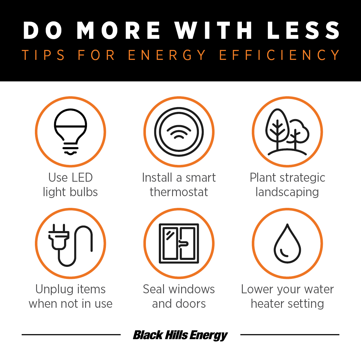 By reducing your energy usage, you can keep your bills lower and take steps to a more energy-efficient lifestyle. Change the way you use energy by eliminating energy waste, by sealing spaces between windows and doors. 

Learn how to make your home more efficient with simple tips