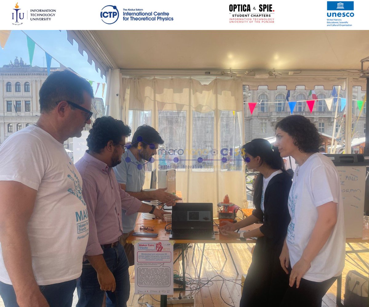 cissglobal's tweet photo. Some glimpse from this outstanding scientific event ‘Maker Faire Trieste’ hosted at Piazza Unità d’Italia, Trieste. Our team engaged community in exploring the scientific technologies of optics and photonics.
#MakerFaireTrieste #SPIE #OPTICA #photonicsexperts #ITU #CISS https://t.co/XuIT6nMYrj