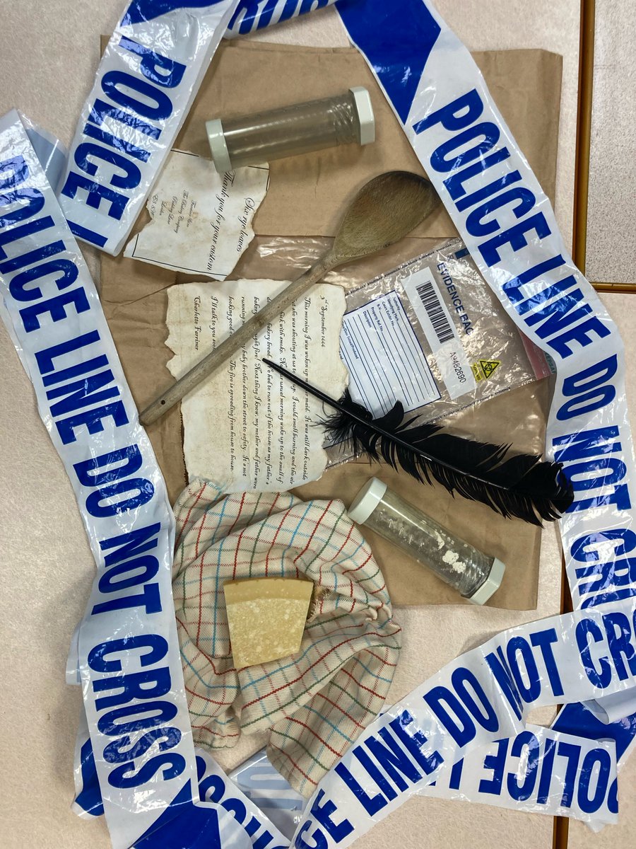 Year 2 enjoyed investigating evidence from The Great Fire of London! They identified smelly cheese belonging to Samuel Pepys and items from the bakery on Pudding Lane.