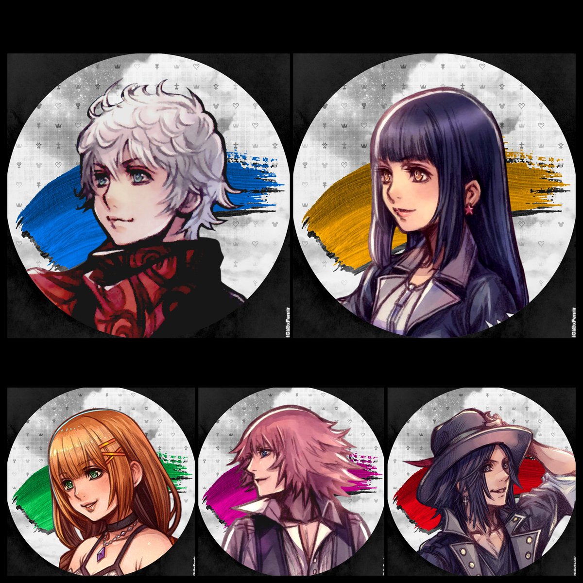 _xFenrir's tweet photo. New icons, feel free to use 🗝️

Pics are in the thread, and each character is available in the color of your choice, just ask me 👑

Artworks by Tetsuya Nomura ✏️

🧵⤵️ https://t.co/VgNkzZ9J8R